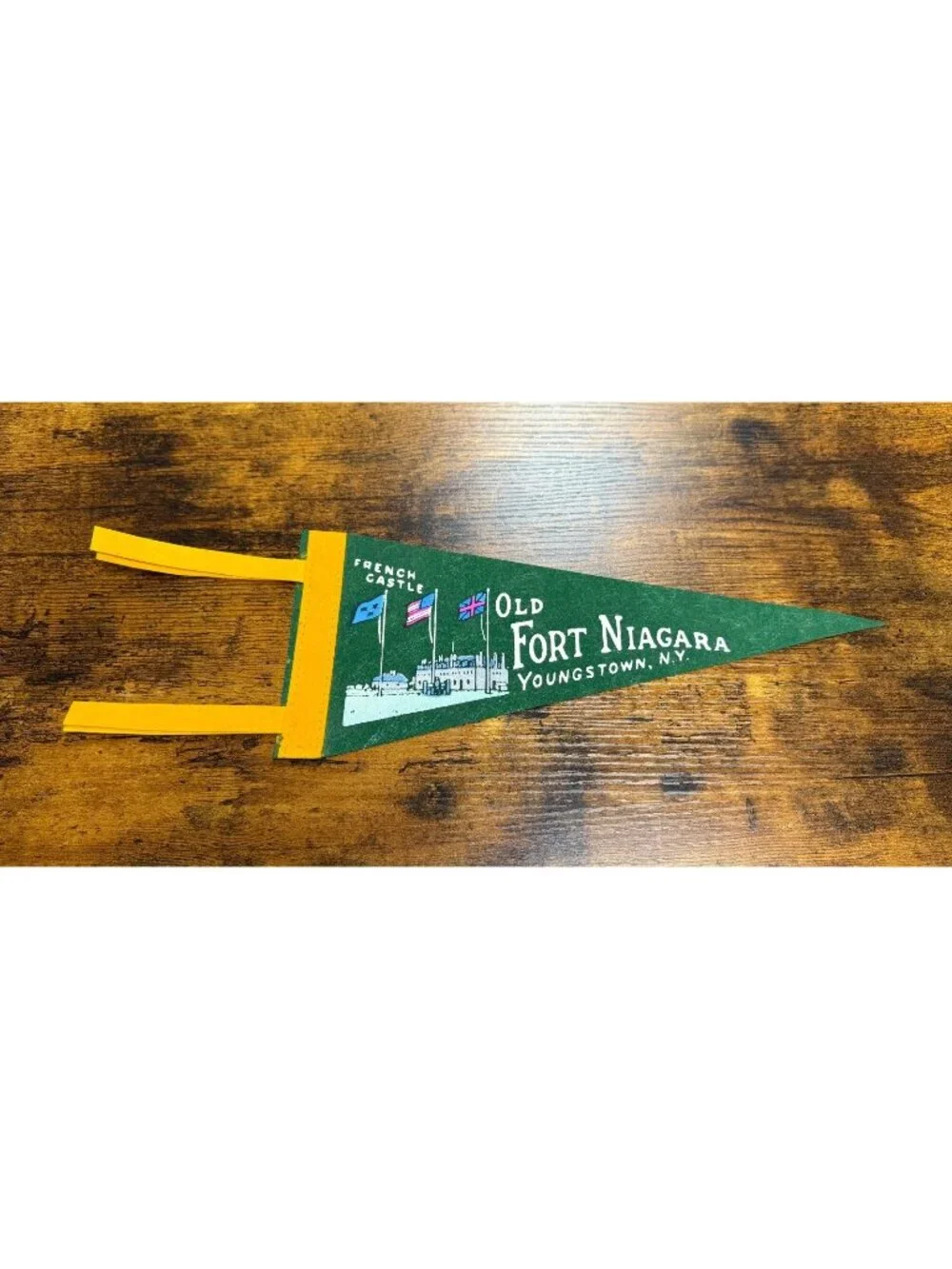 Vintage Old Fort Niagara Youngstown, N.Y. pennant